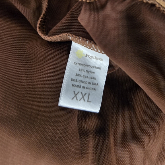 Popilush Shapewear Lace Deep-V Neck Bodysuit - Picture 4 of 4